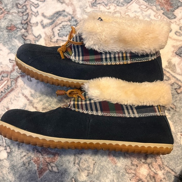 Sperry Leather Top Slider Duck Slippers 9 EUC - Picture 6 of 10